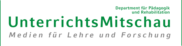 Logo Unterrichtsmitschau und didaktische Forschung der LMU München